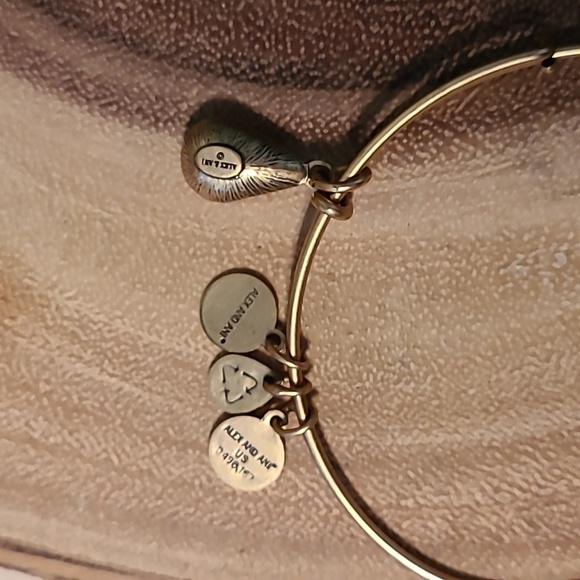 EUC Alex and Ani gold-tone bracelet - Picture 5 of 5